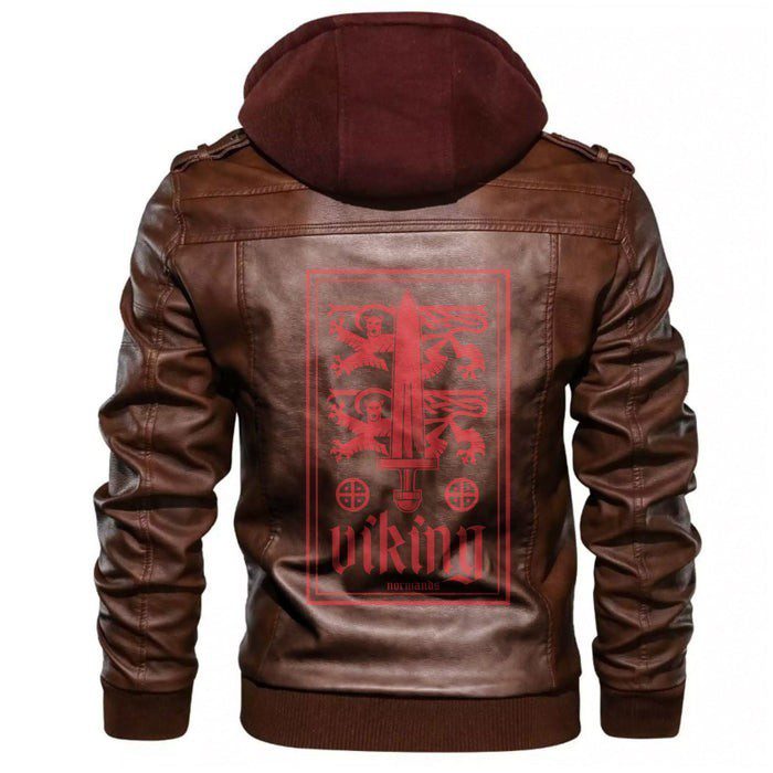
Heraldic Lions With Sword Leather Jacket A35 hot Baseball Jacket 2025 3DBJ1920