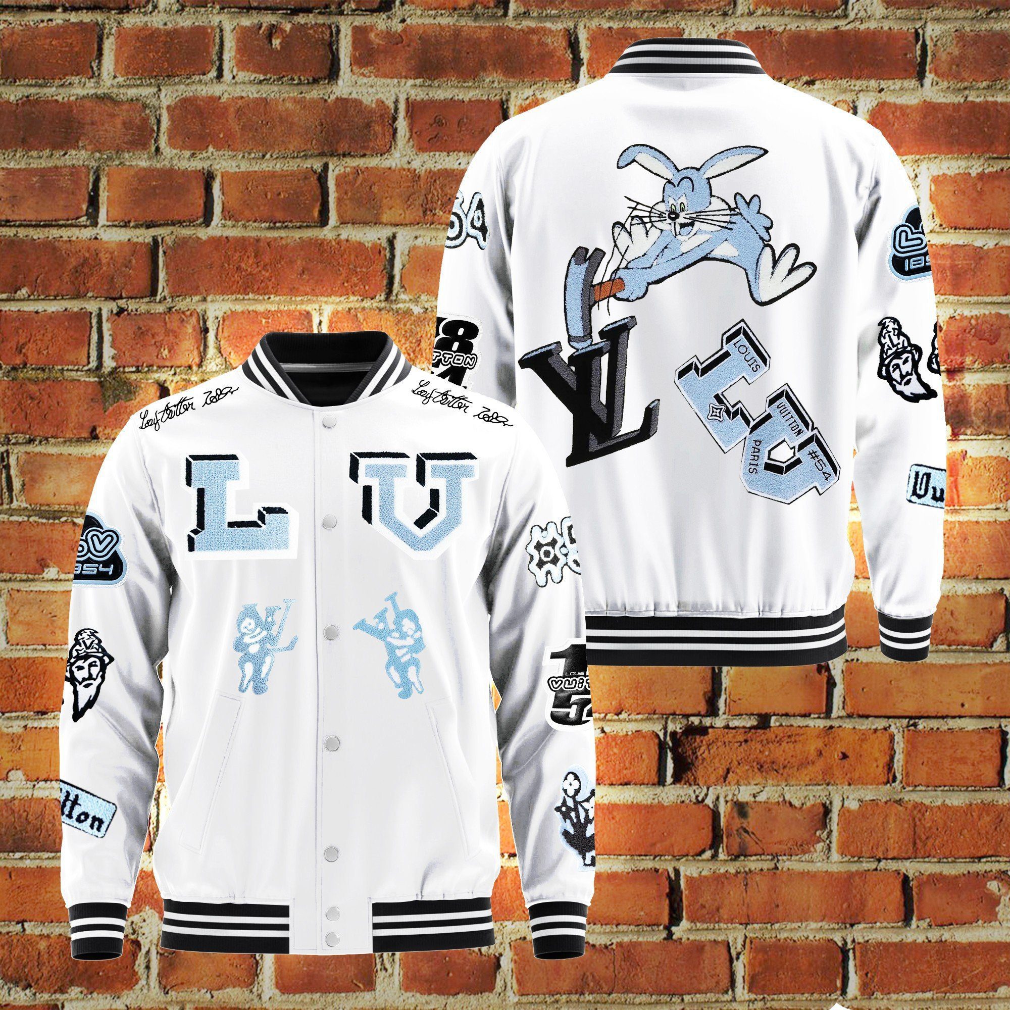 
Louis Vuitton Trending 2023-24 Varsity Jacket Baseball Jacket hot Baseball Jacket 2025 3DBJ4423