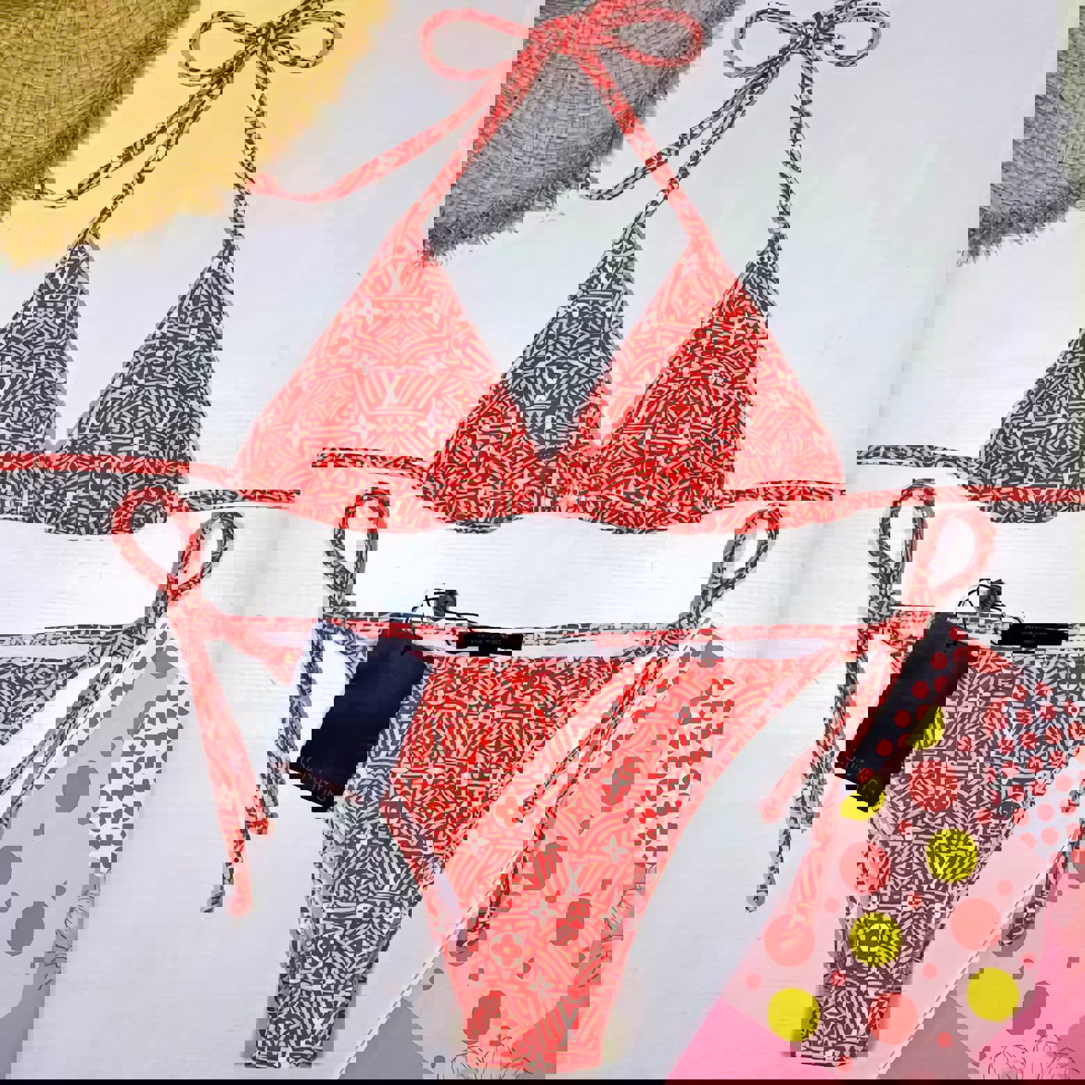 Lv luxury 2-piece bikini set 2023-24 trending bkn1024