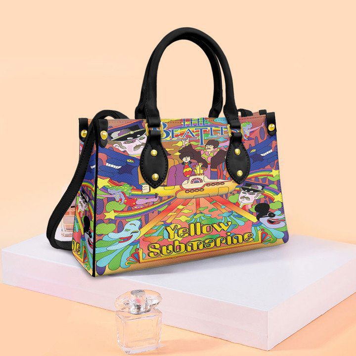The beatles yellow submarine rock band fashion lady handbag lhb593