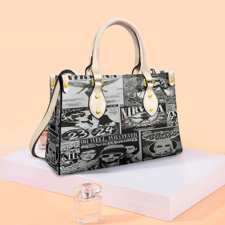 Nirvana rock band thank you for the memories art fashion lady handbag lhb865