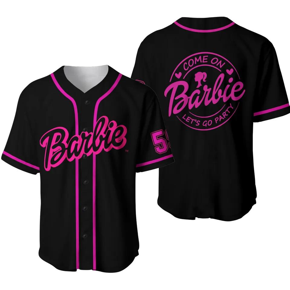 Barbie baseball jersey shirt