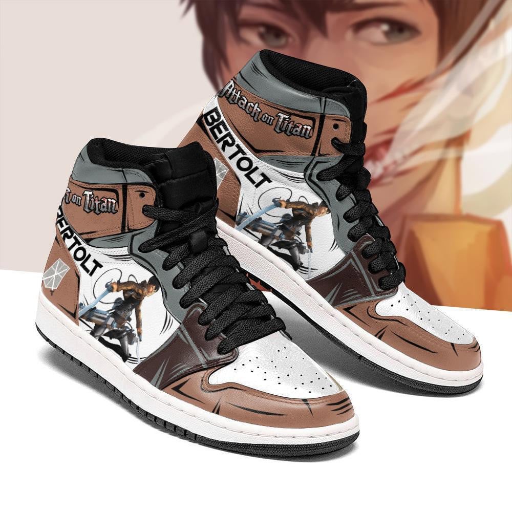 Bertolt air jordan hightop ( j1 sneakers ) custom shingeki