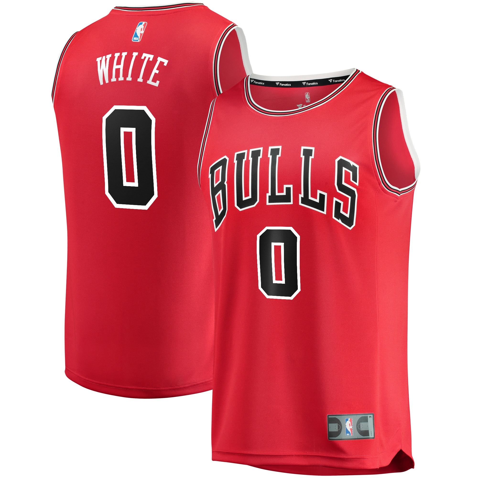 Coby chicago bulls fanatics branded fast break replica jersey for nba basketball fans 