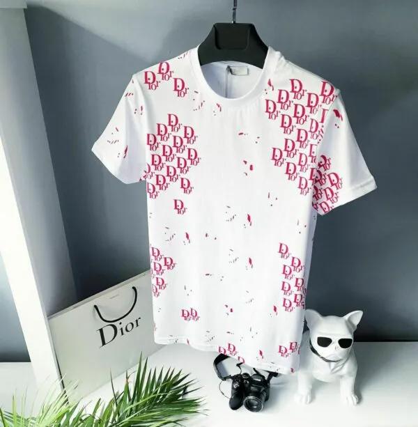 Dior pinky logo white luxury brand premium unisex t-shirt outfit for men women
