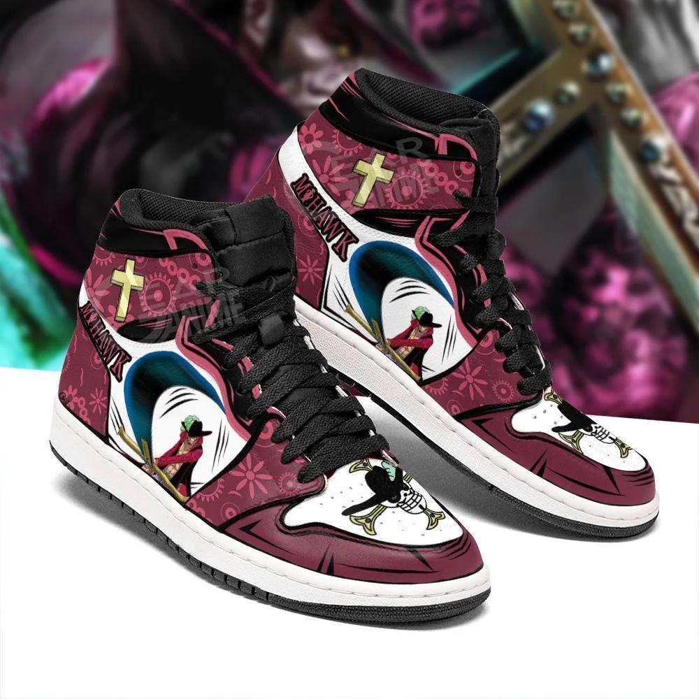 Dracule mihawk air jordan hightop ( j1 sneakers ) custom