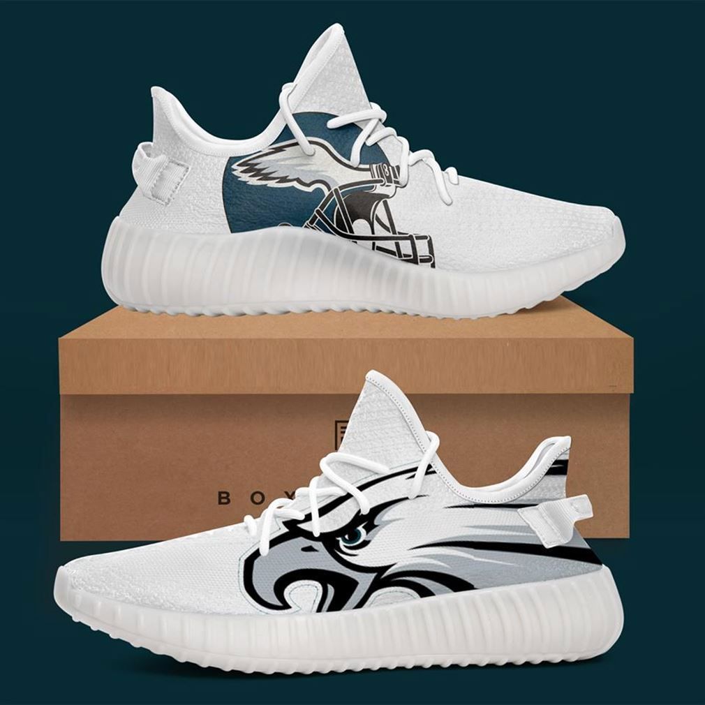 Eagles custom yeezy shoes sport sneakers