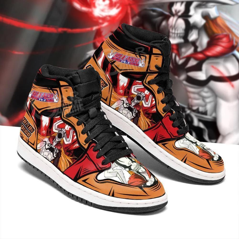 Hollow demon ichigo air jordan hightop ( j1 sneakers ) custom
