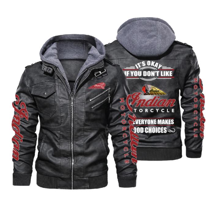 Indian motorcycle not everyone makes good choice leather jacket lj1441