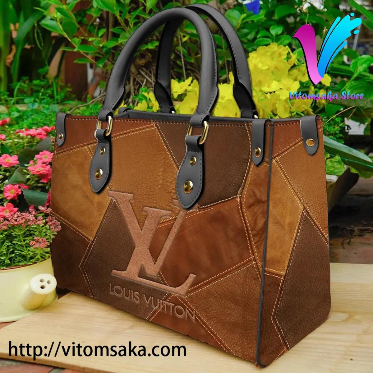 
            louis vuitton brown luxury brand fashion women small handbag for beauty
          