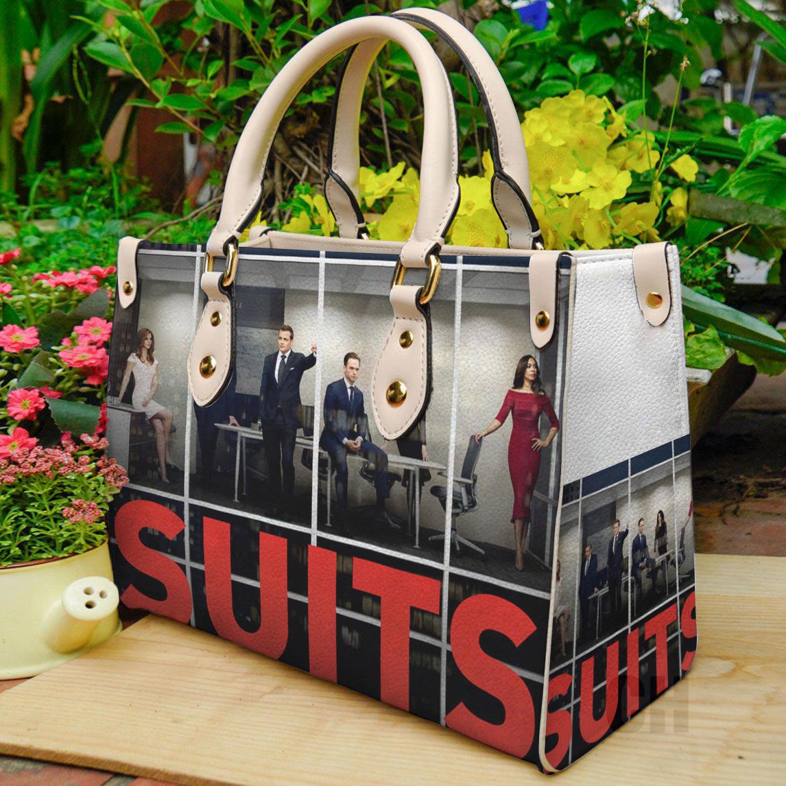 Suits tv women leather hand bag