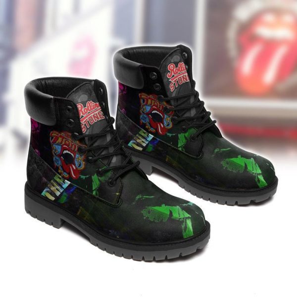 The rolling stones form timboots  best gift for fans best luxury outfit trending 2023