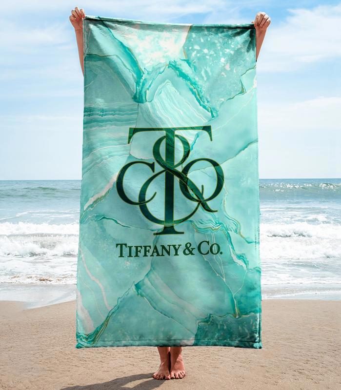 Tiffany and co soft cotton summer item accessories luxury fashion beach towel