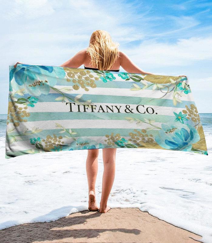 Tiffany and co soft cotton summer item accessories luxury fashion beach towel