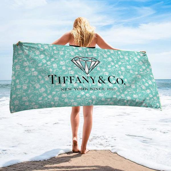 Tiffany & co. soft cotton summer item accessories beach towel luxury fashion