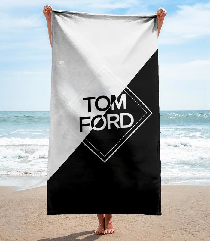 Tom ford soft cotton summer item accessories luxury fashion beach towel