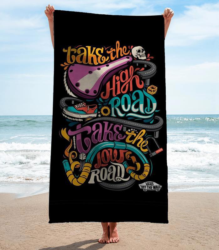 Vans soft cotton luxury fashion beach towel summer item accessories