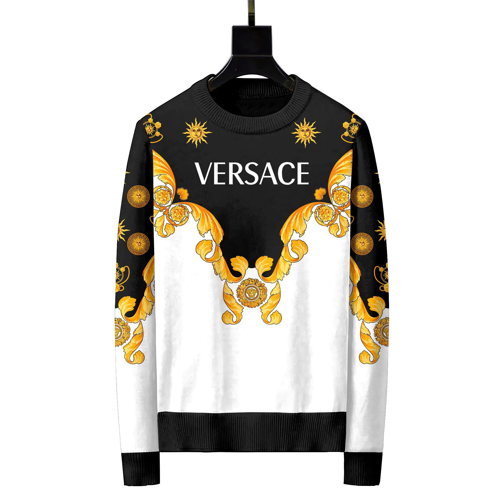 Versace luxury ugly sweater for winter hot 2024  style 381