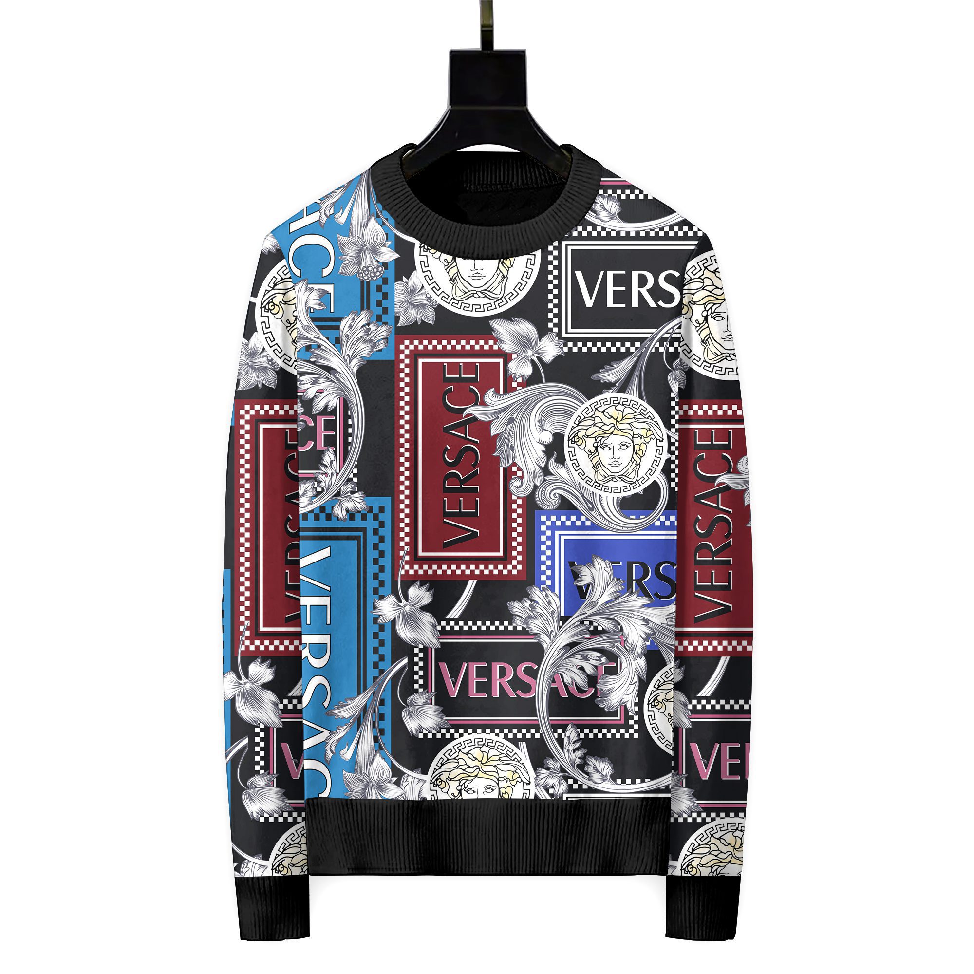 Versace luxury ugly sweater for winter hot 2024  style 791
