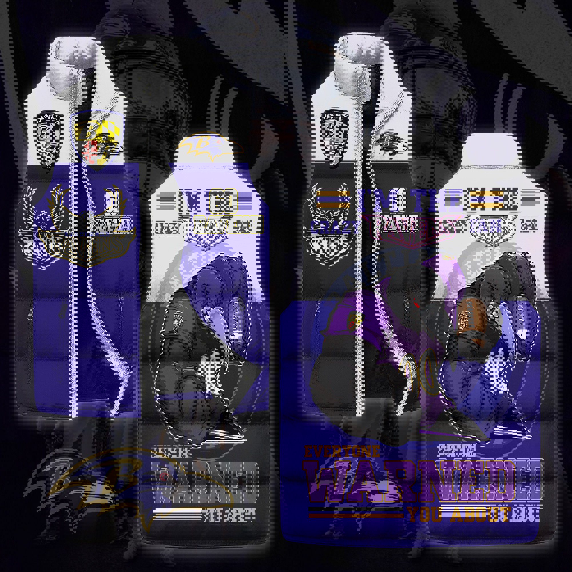 Baltimore Ravens Sleeveless Coat Sleeveless Vest Gift For Fans CCS4211