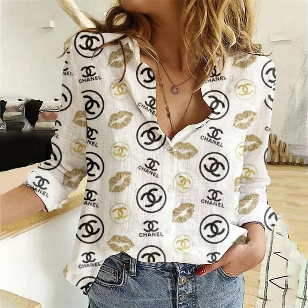 Chanel Luxury Women Casual Shirt Linen Shirt WCS1021