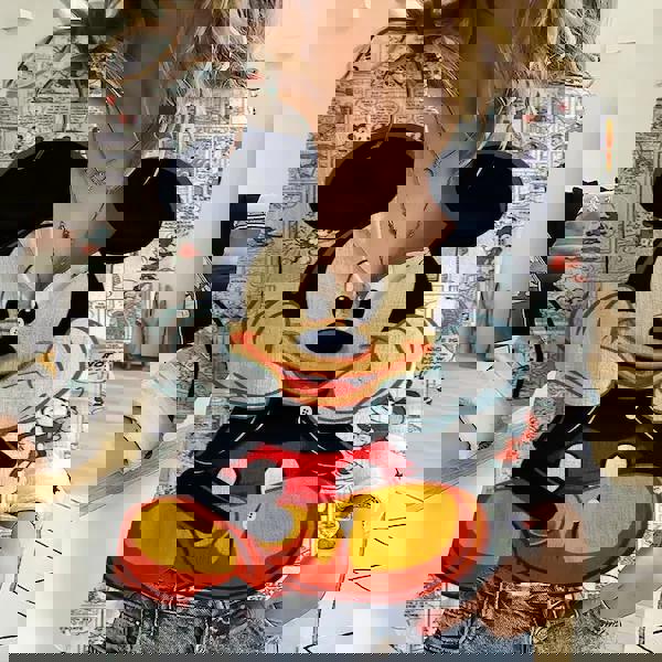 Cute Mickey Women Casual Shirt Casual Long Sleeve Button Down Shirt Blouses For
Women Fashion Mickey Fans Gifts