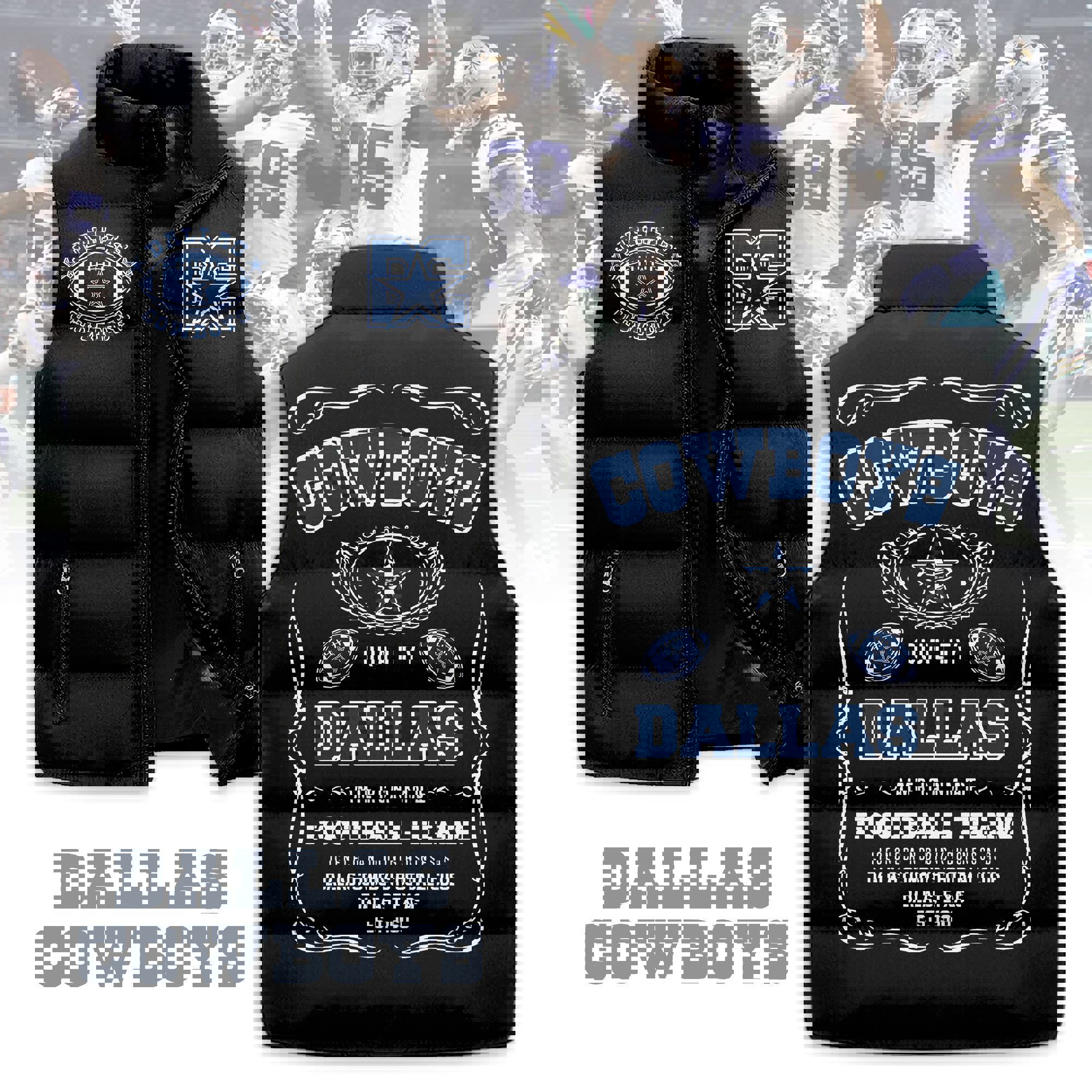 Dallas Cowboys Sleeveless Coat Sleeveless Vest Gift For Fans CCS4059