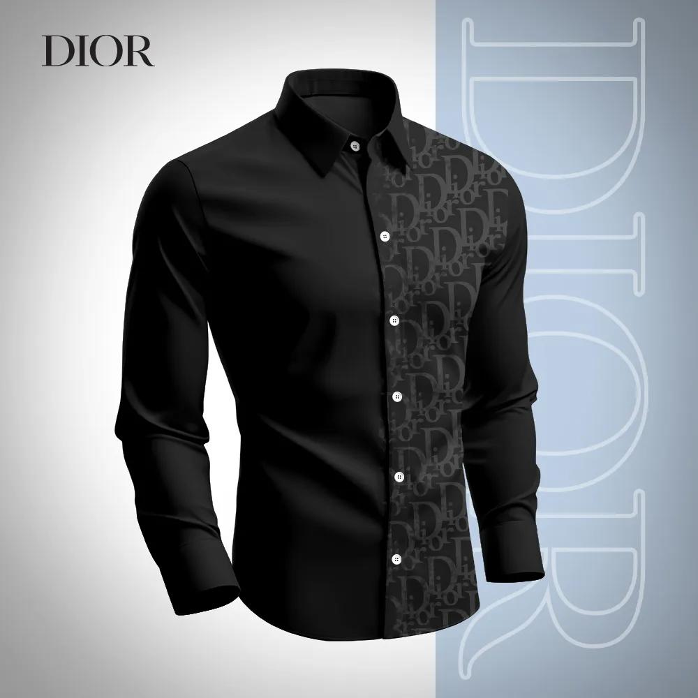 Dior Premium Long Sleeve Button Shirt 2026 LUX-CCY-0J07PK8EY