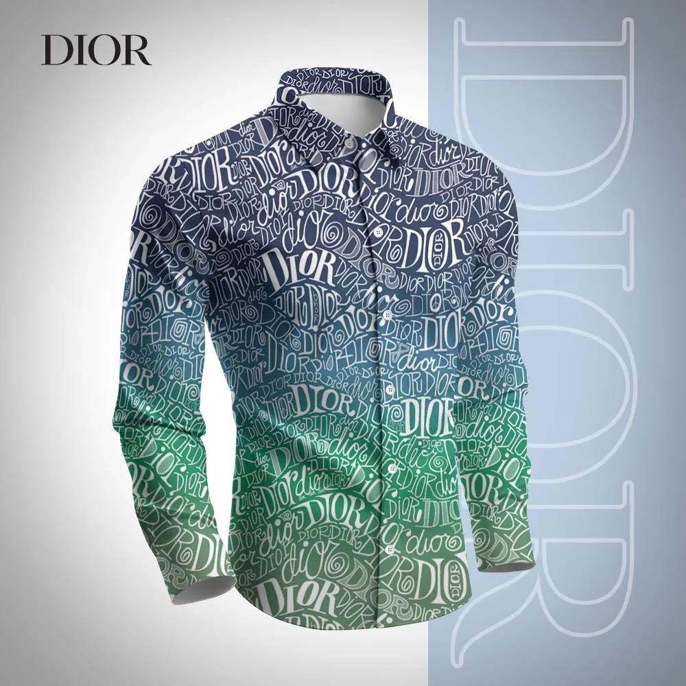 Dior Premium Long Sleeve Button Shirt 2026 LUX-CCY-0THEEL16U