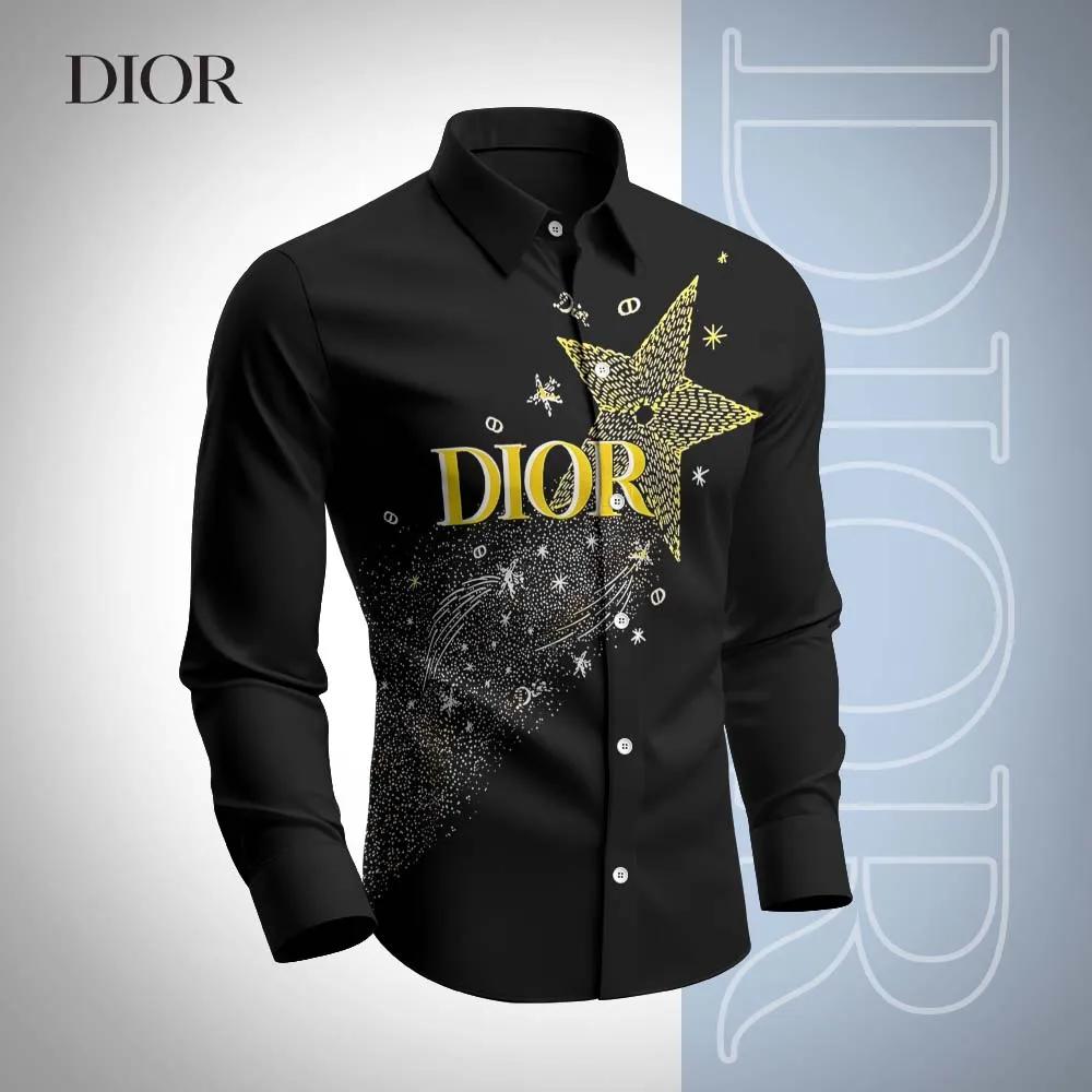 Dior Premium Long Sleeve Button Shirt 2026 LUX-CCY-0XBKU8GWI