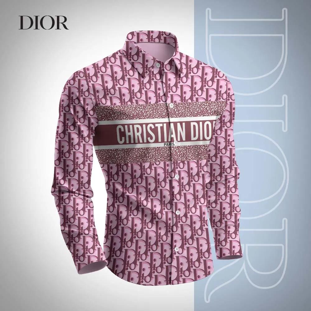 Dior Premium Long Sleeve Button Shirt 2026 LUX-CCY-0YBZIULC0