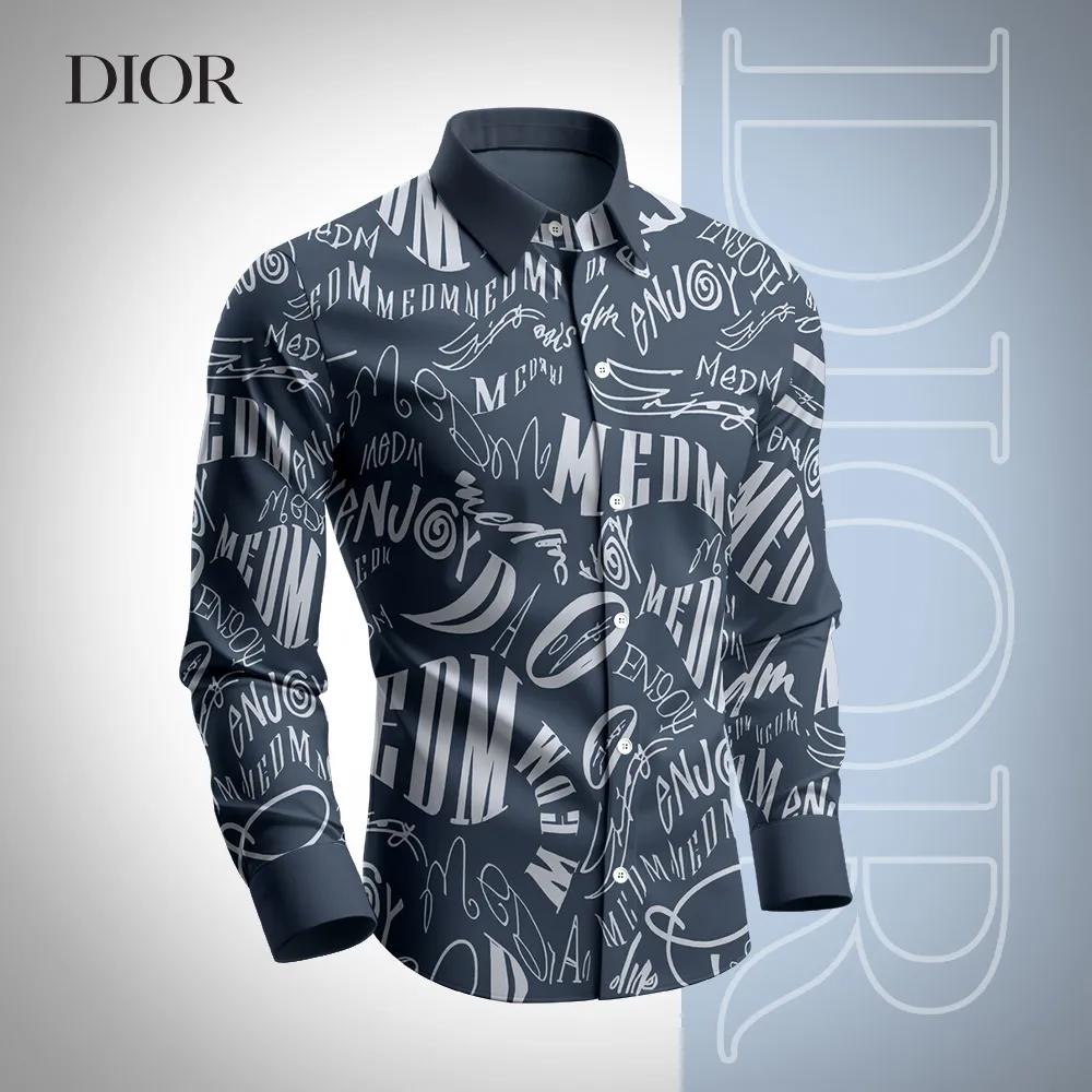 Dior Premium Long Sleeve Button Shirt 2026 LUX-CCY-0YKJ1MALC