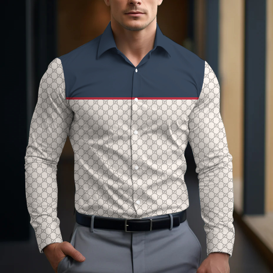 Gucci Long Sleeve Button Shirt-CCY-RDG00230468