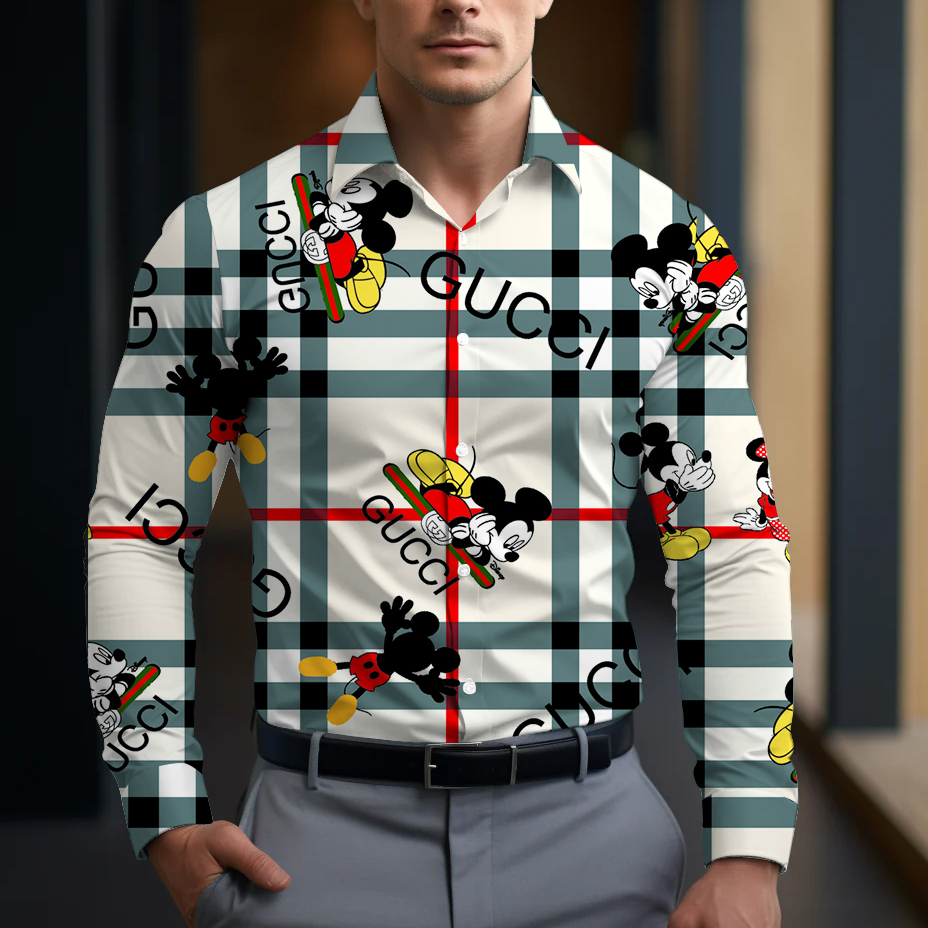Gucci Long Sleeve Button Shirt-CCY-RDG00230470