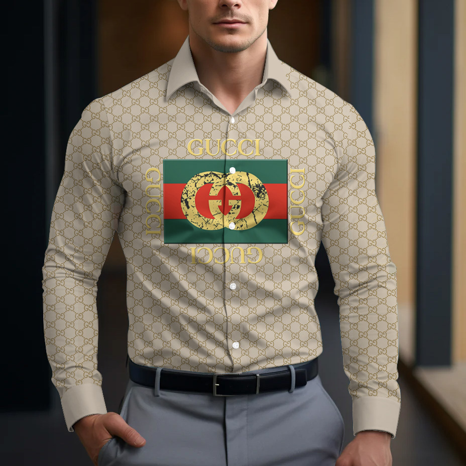 Gucci Long Sleeve Button Shirt-CCY-RDG00230484