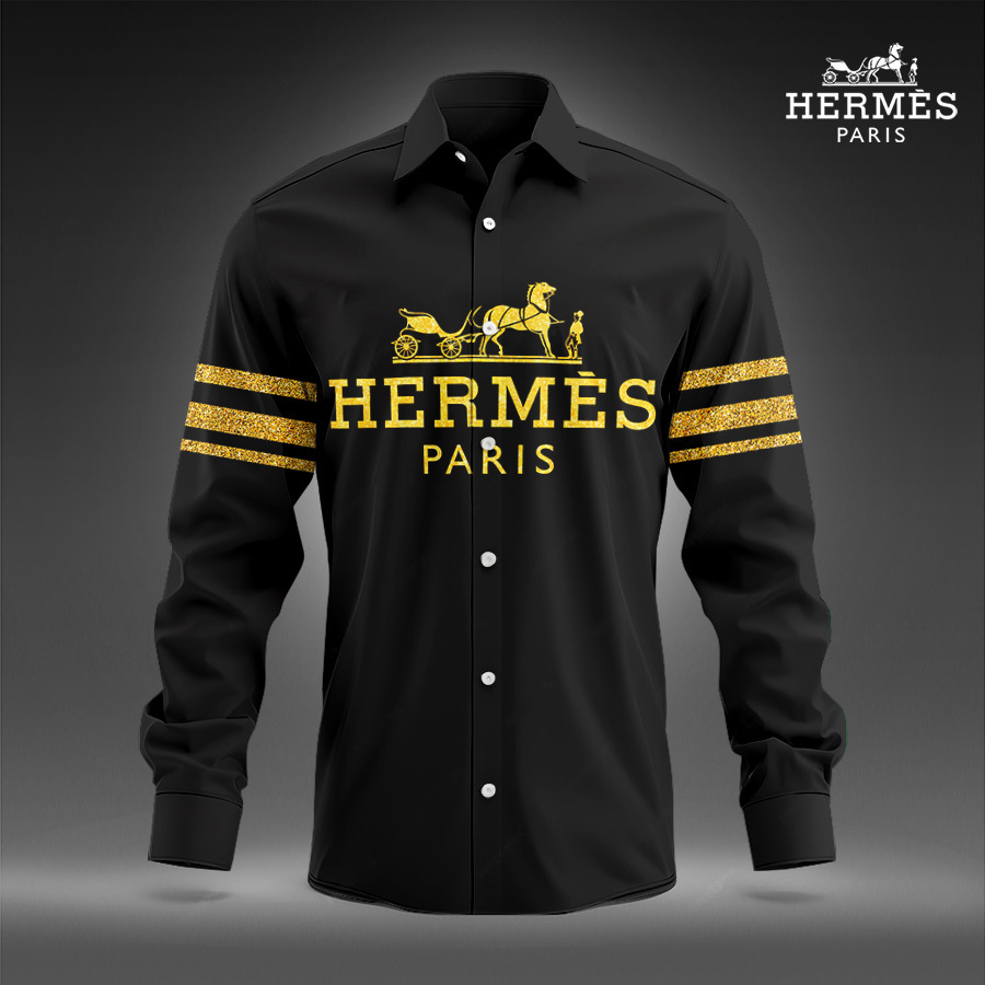 Hermes Hot Brand Luxury Long Sleeve Shirt HP24060322