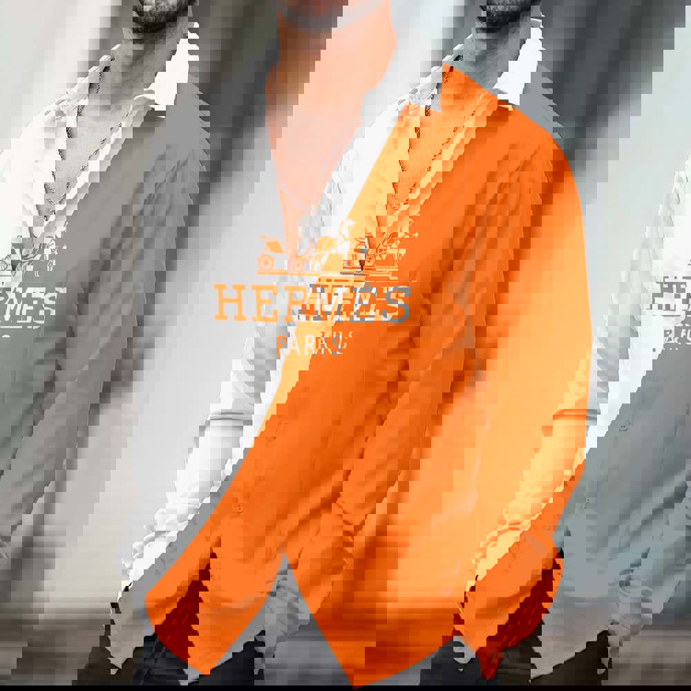 Hermes Hot Brand Luxury Long Sleeve Shirt PU24072918