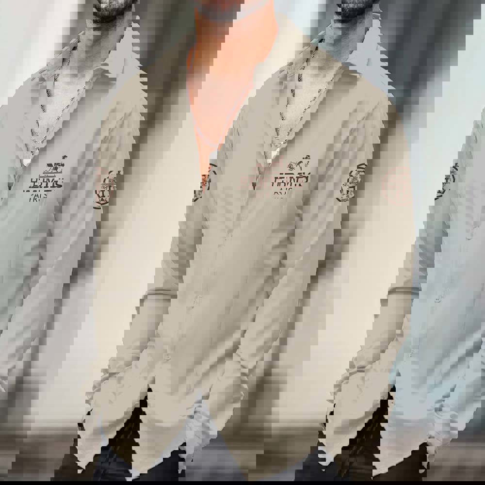 Hermes Hot Brand Luxury Long Sleeve Shirt PU24072919