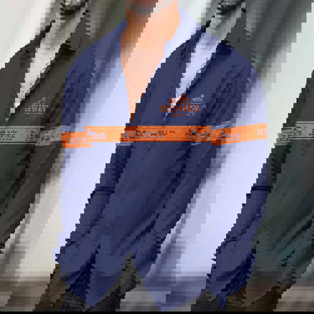 Hermes Hot Brand Luxury Long Sleeve Shirt PU24081202