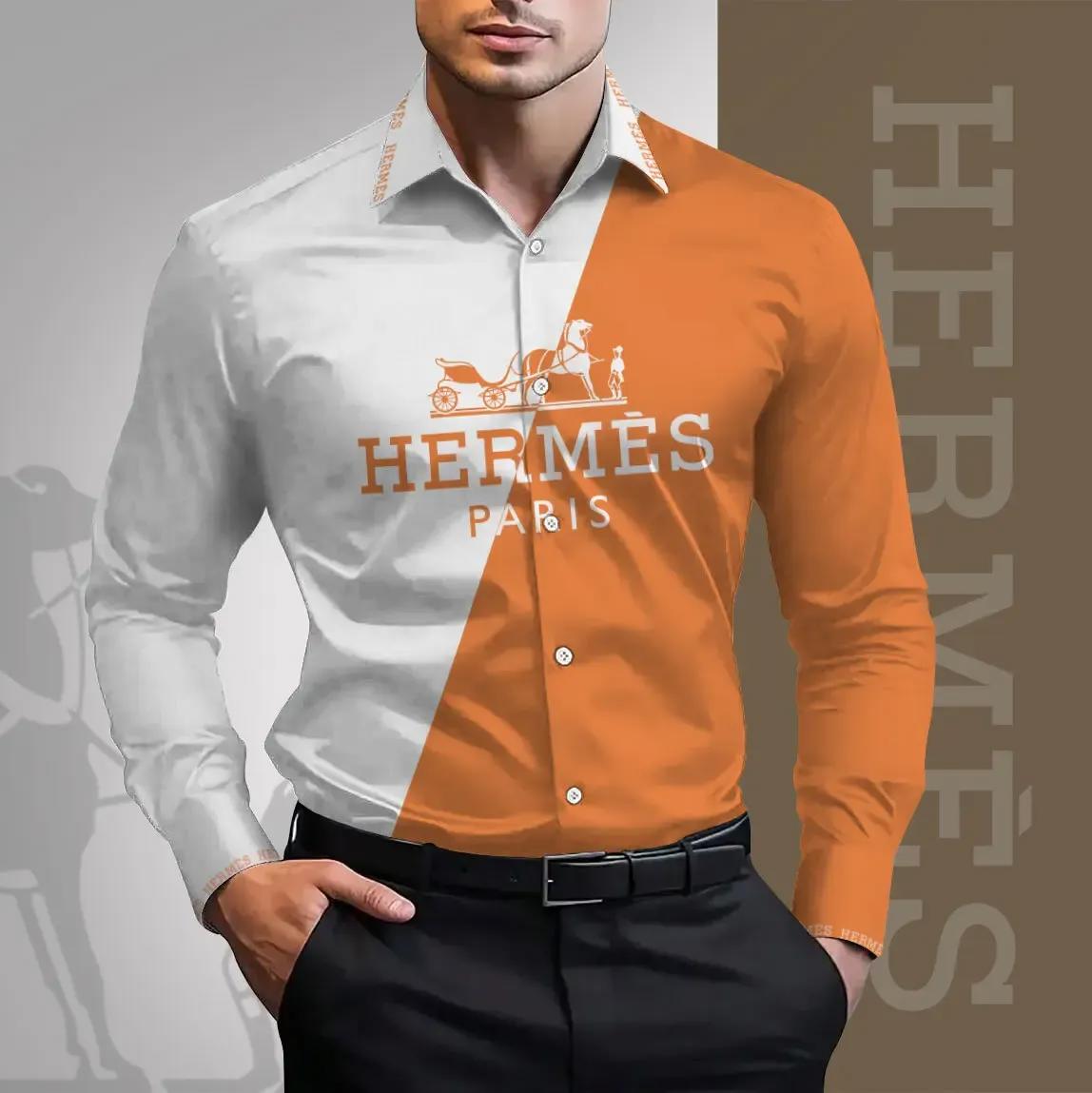 Hermes Premium Long Sleeve Button Shirt 2026 LUX-CCY-0000GMPVMC1N