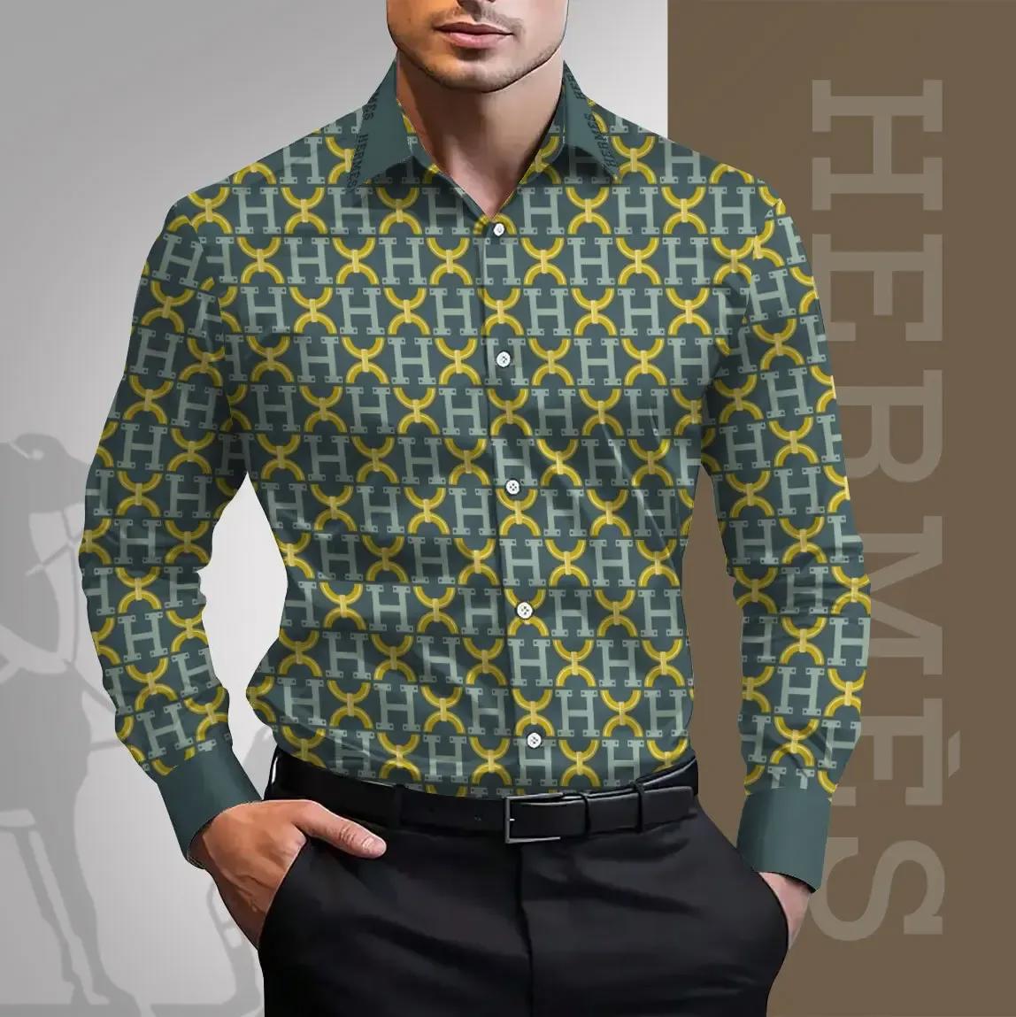 Hermes Premium Long Sleeve Button Shirt 2026 LUX-CCY-0000JJIWJNCD