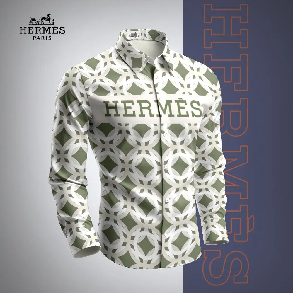 Hermes Premium Long Sleeve Button Shirt 2026 LUX-CCY-067UX7H3I