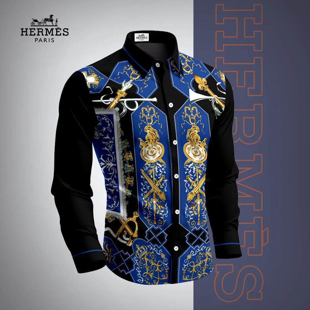 Hermes Premium Long Sleeve Button Shirt 2026 LUX-CCY-0MJJEMPUZ
