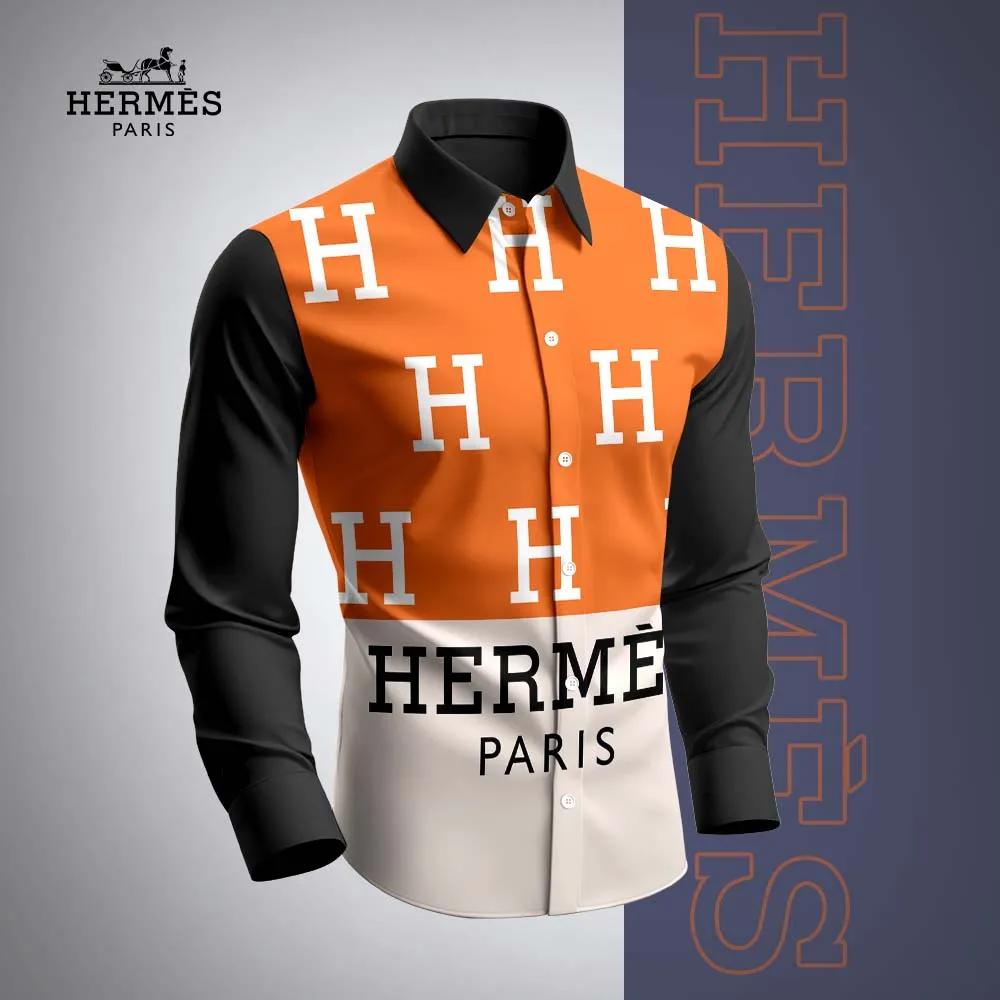 Hermes Premium Long Sleeve Button Shirt 2026 LUX-CCY-0O1PZOVJ9