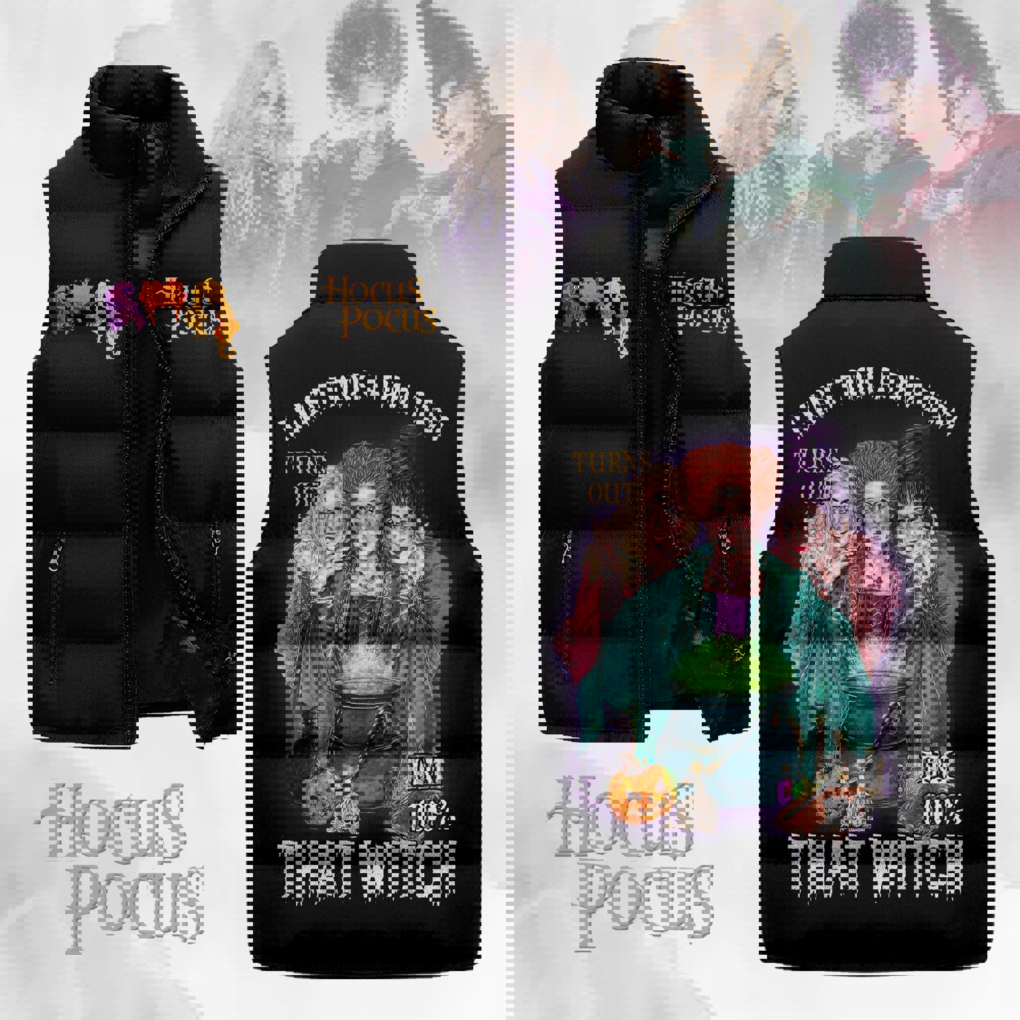 I Just Took A DNA Test Turns Out Hocus Pocus Sleeveless Coat Sleeveless Vest
Gift For Fans CCS4200