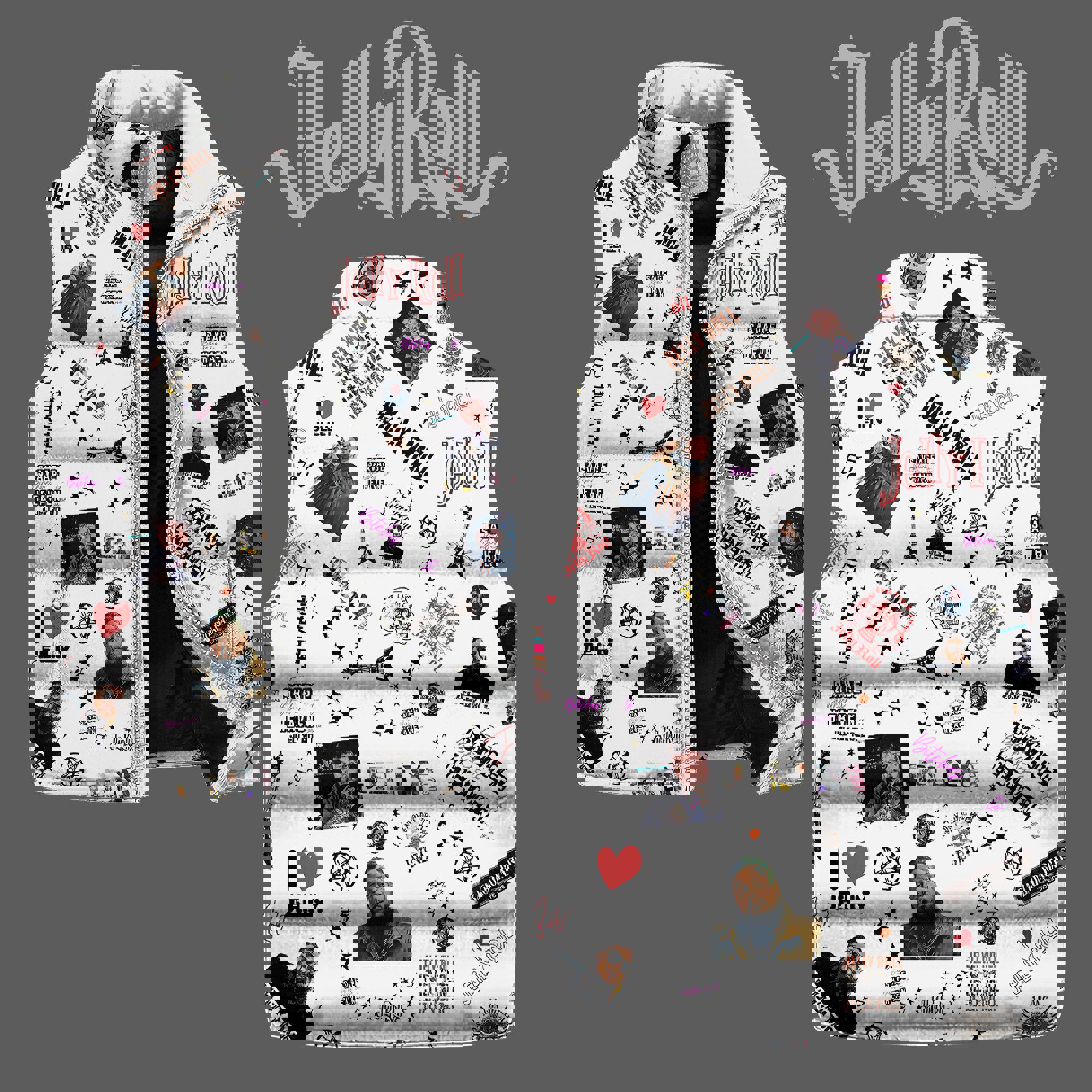 Jelly Roll Sleeveless Coat Sleeveless Vest Gift For Fans