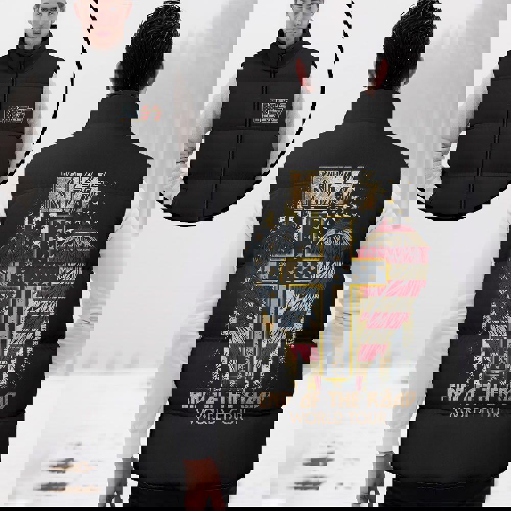 Kiss Band Music Sleeveless Coat Sleeveless Vest For Fan CCS4047