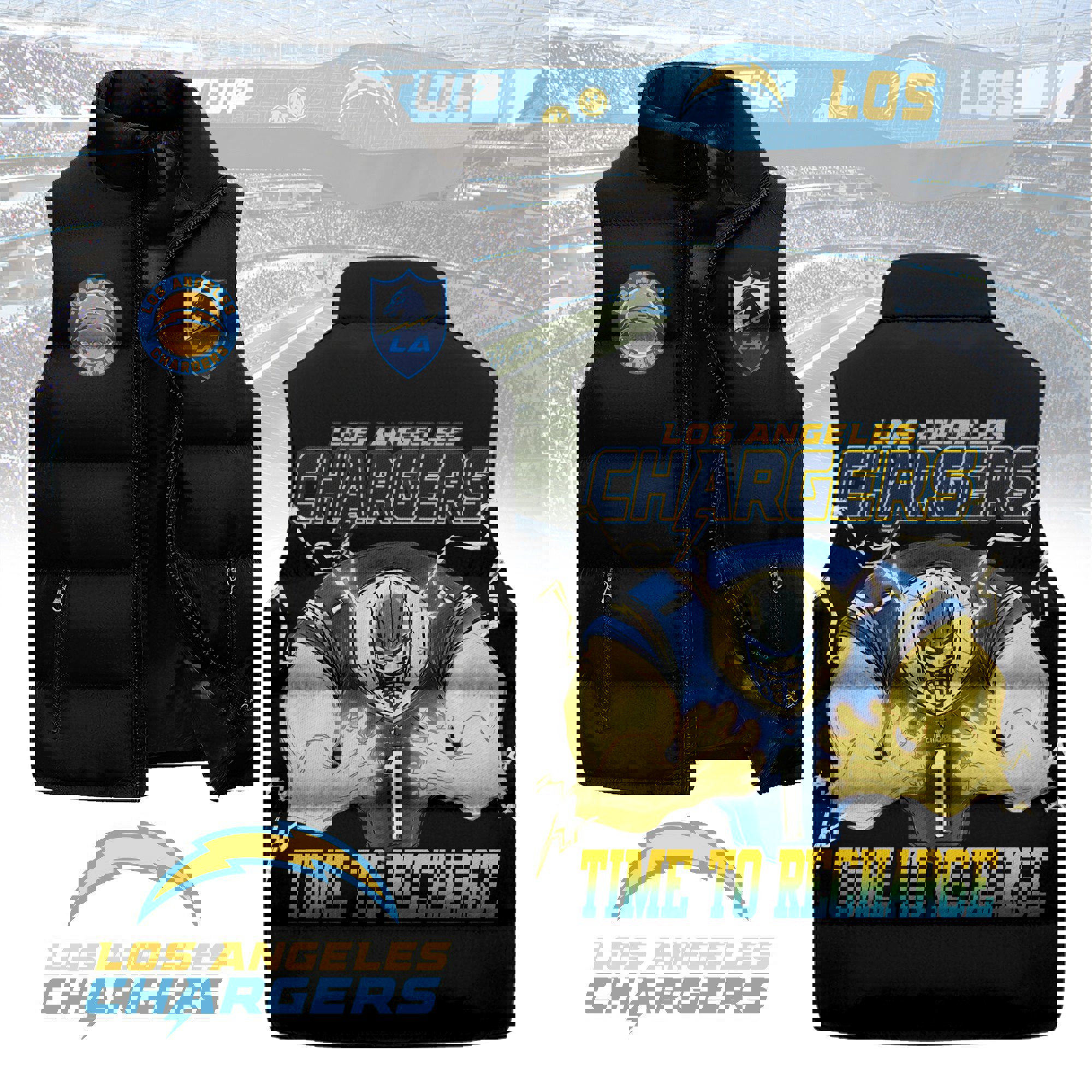 Los Angeles Chargers Sleeveless Coat Sleeveless Vest Gift For Fans CCS4198