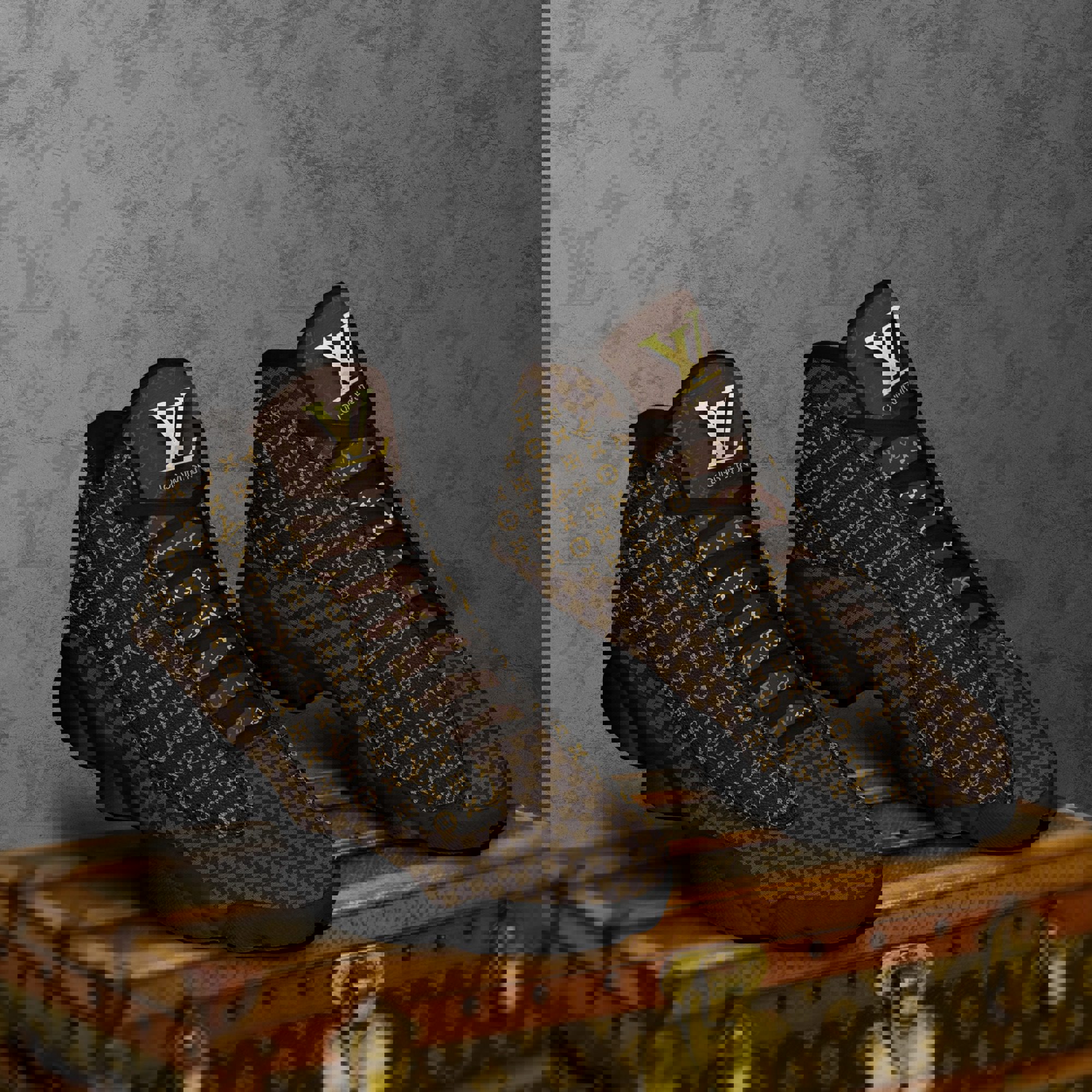 Louis Vuitton Air Jordan 13 Couture LV Sneaker Sneaker JD14292