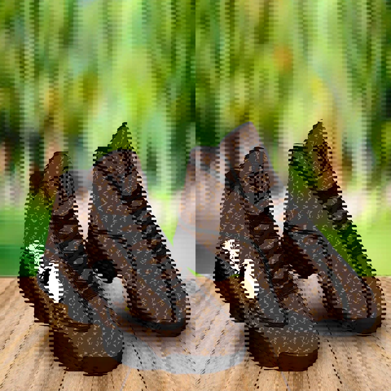 Louis Vuitton Air Jordan 13 Couture LV Sneaker Sneaker JD14296